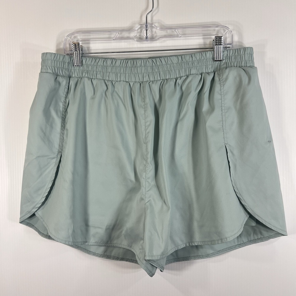Girlfriend Collective Trail Short Size XXL 2X Green Lined Activewear Hiking Gym